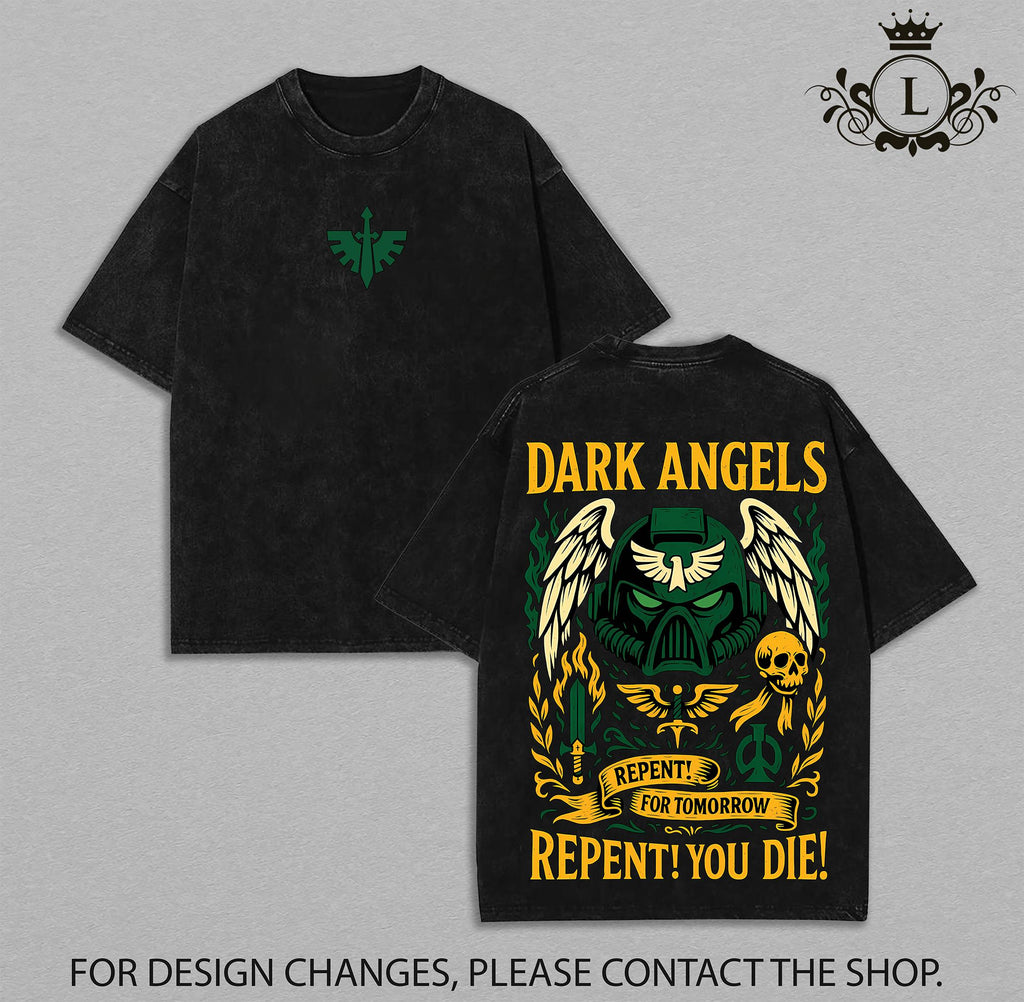 Dark Angels Warhammer 40K Vintage Washed Tee