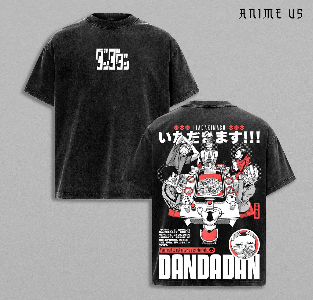 Momo Ayase Okarun Seiko Ayase Turbo Granny Dandadan Anime Washed Tee