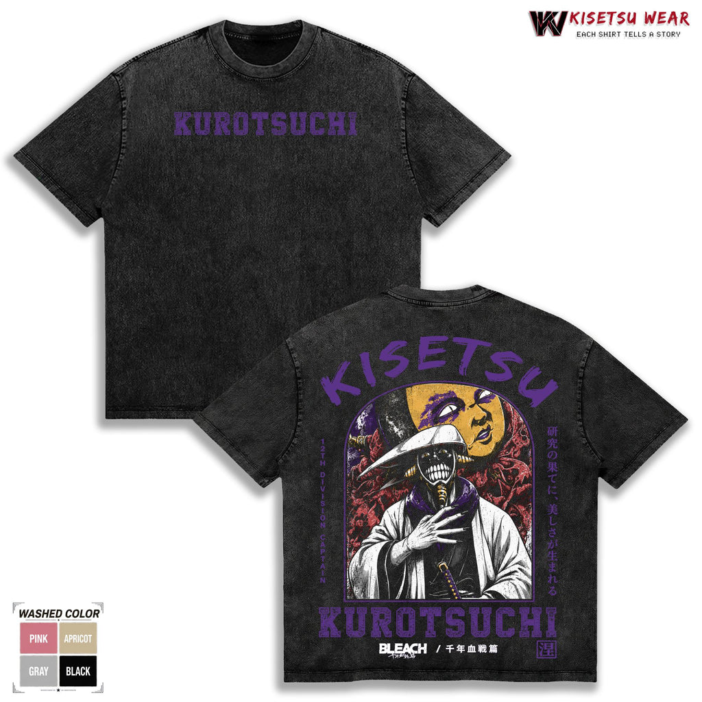 Mayuri Kurotsuchi Bleach TYBW Anime Vintage Washed Tee