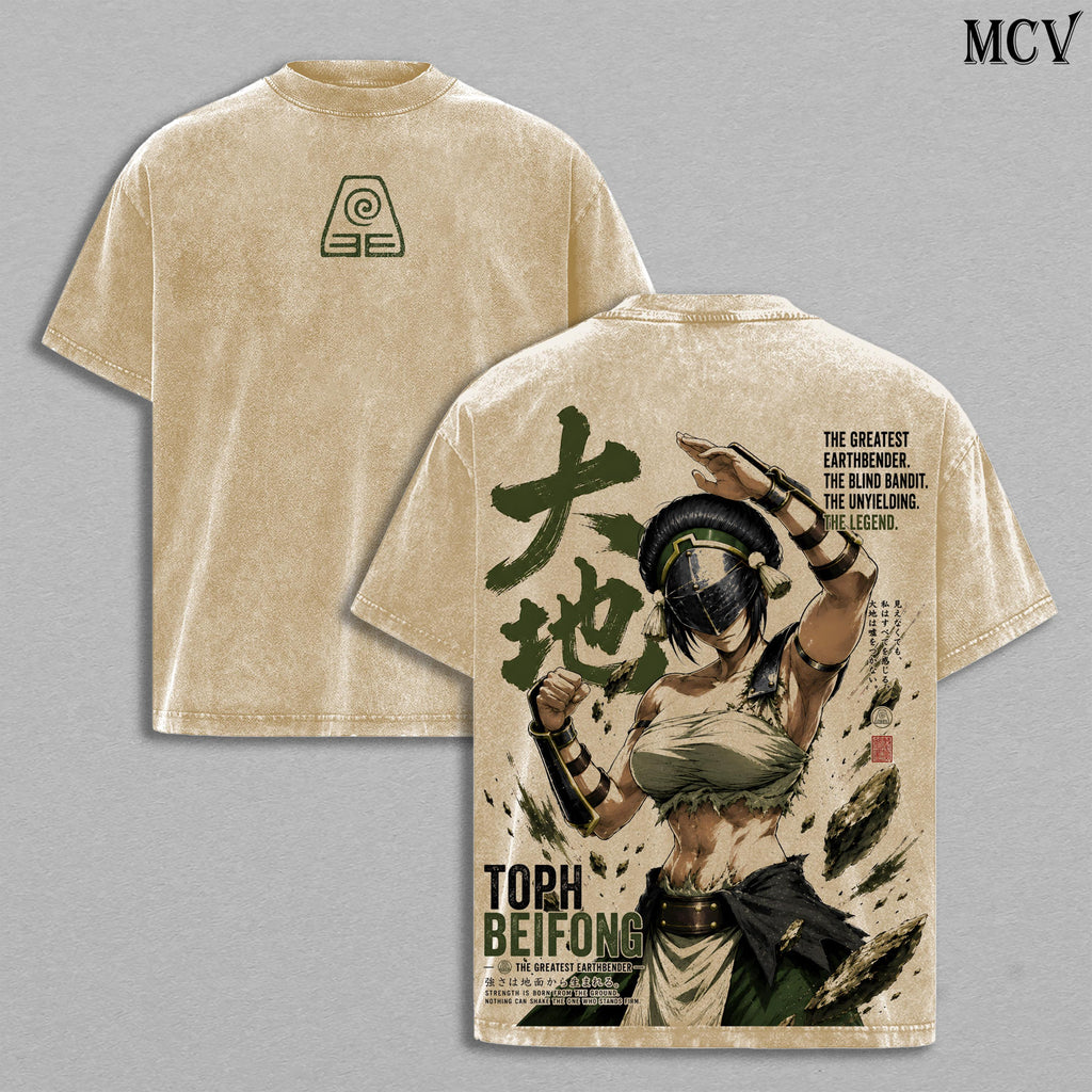 Toph Beifong Blind Bandit Avatar Vintage Washed Tee