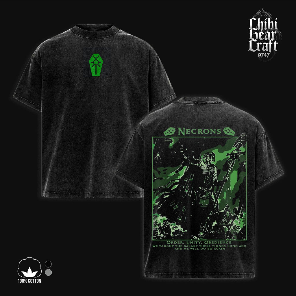 Necrons Silent King Szarekh Warhammer 40K Vintage Washed Tee