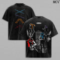 Teenage Mutant Ninja Turtles Retro Vintage Limited Edition Raven Wash Tee Menswear Clothes 100% Premium Cotton Soft Top Classic Apparel