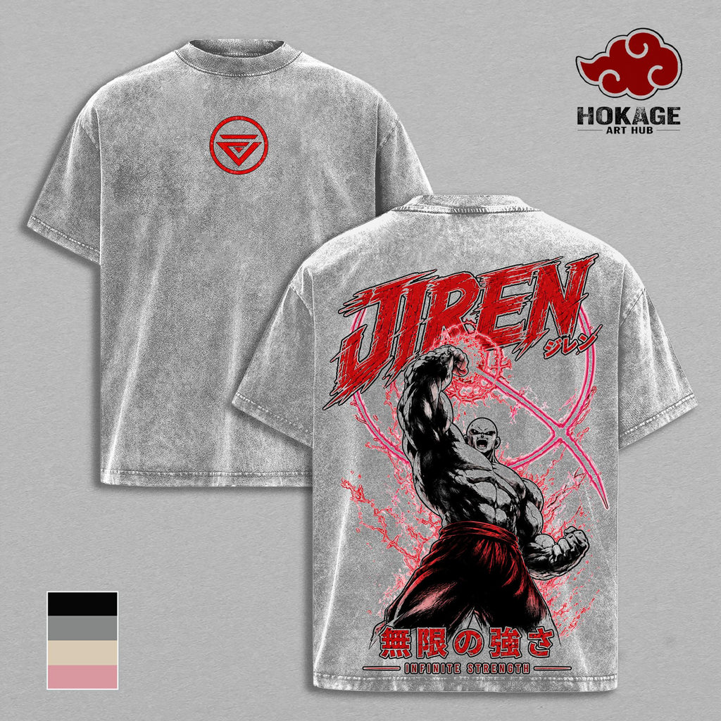 Jiren DBZ Anime Vintage Washed Tee