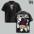 6 Design Gundam RX-78 Mobile Suit Anime Vintage Washed Tee
