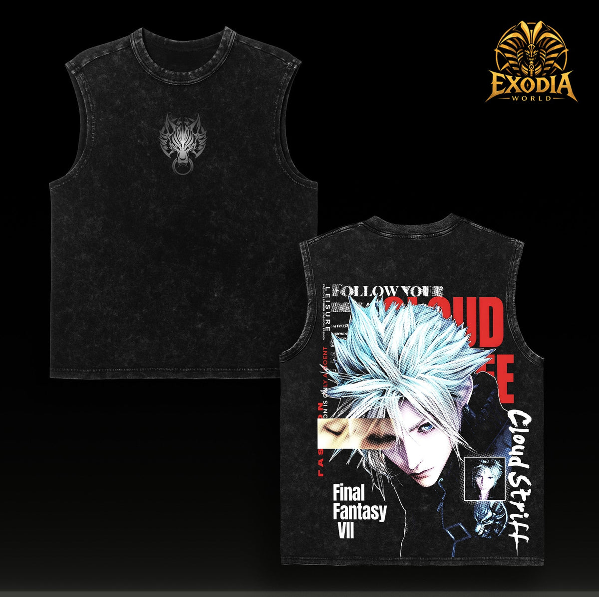 Cloud Strife Tanktop - Black