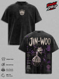 Sung Jin-Woo Solo Leveling Shadow Monarch Arise Anime Vintage Tee