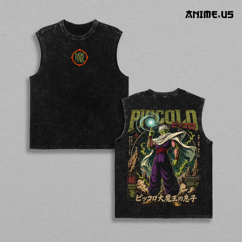 Piccolo Namekian Warrior DBZ Anime Vintage Tank Top