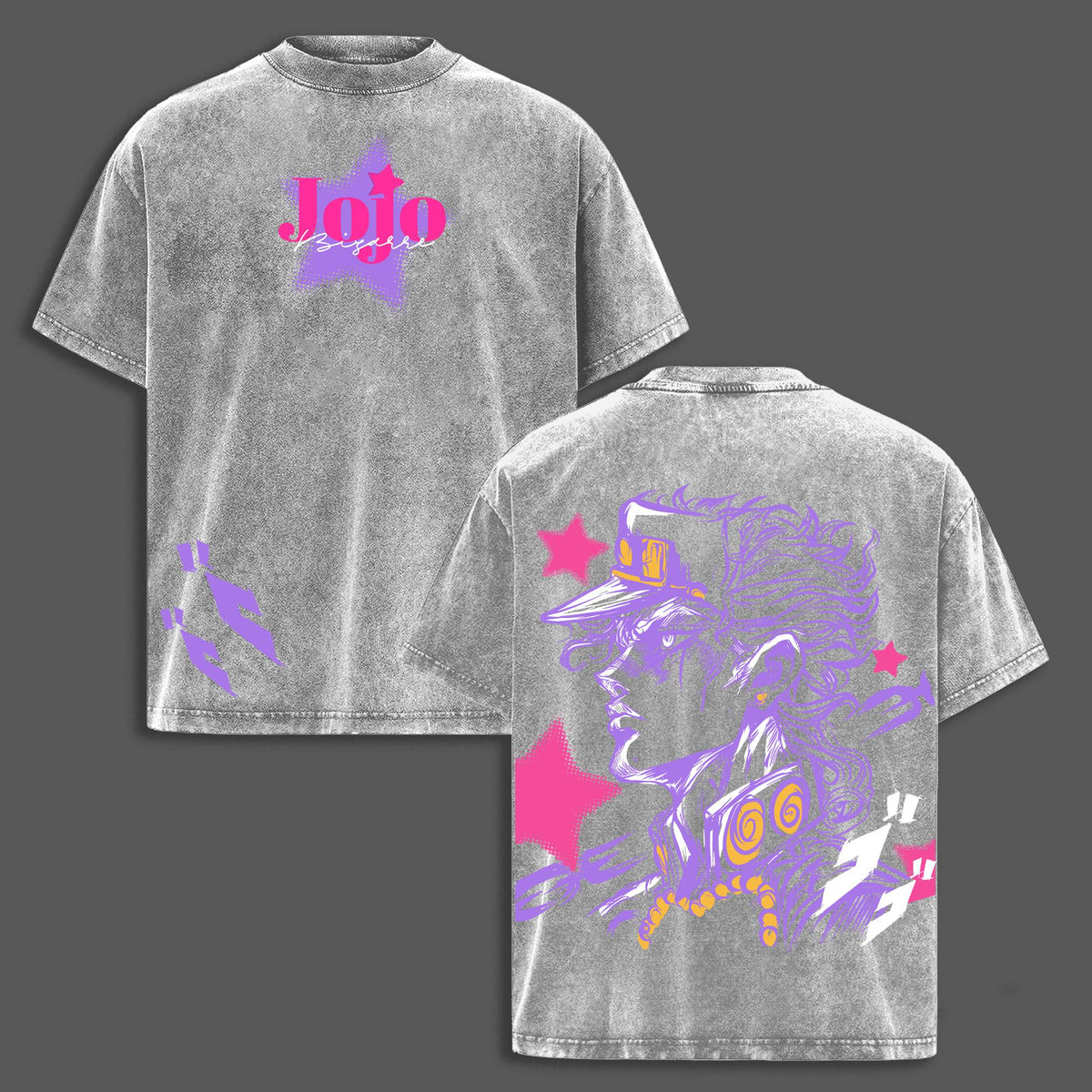 Joestar JoJo’s Bizarre Adventure Anime Vintage Washed Tee