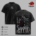 Giyu Tomioka Demon Slayer Anime Vintage Washed Tee
