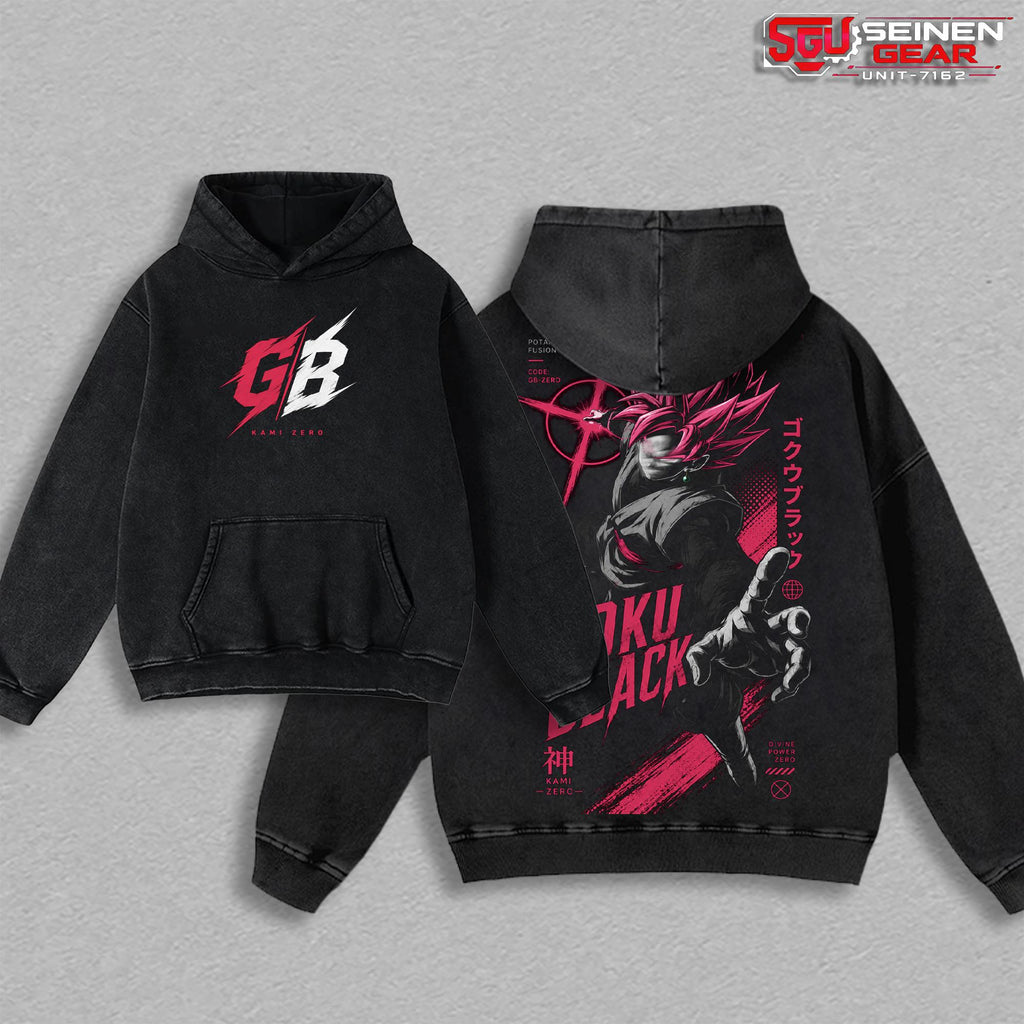 Super Saiyan Rose G0ku Black DBS Anime Vintage Washed Tee