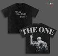 Escanor The Seven Deadly Sins V.2 Anime Double Printed Vintage Washed Tee Unisex Oversize Heavyweight Cotton T-shirt for Anime Fans and Lovers