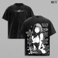 Hinata Hyuga Naruto Byakugan Princess Anime Vintage Washed Tee
