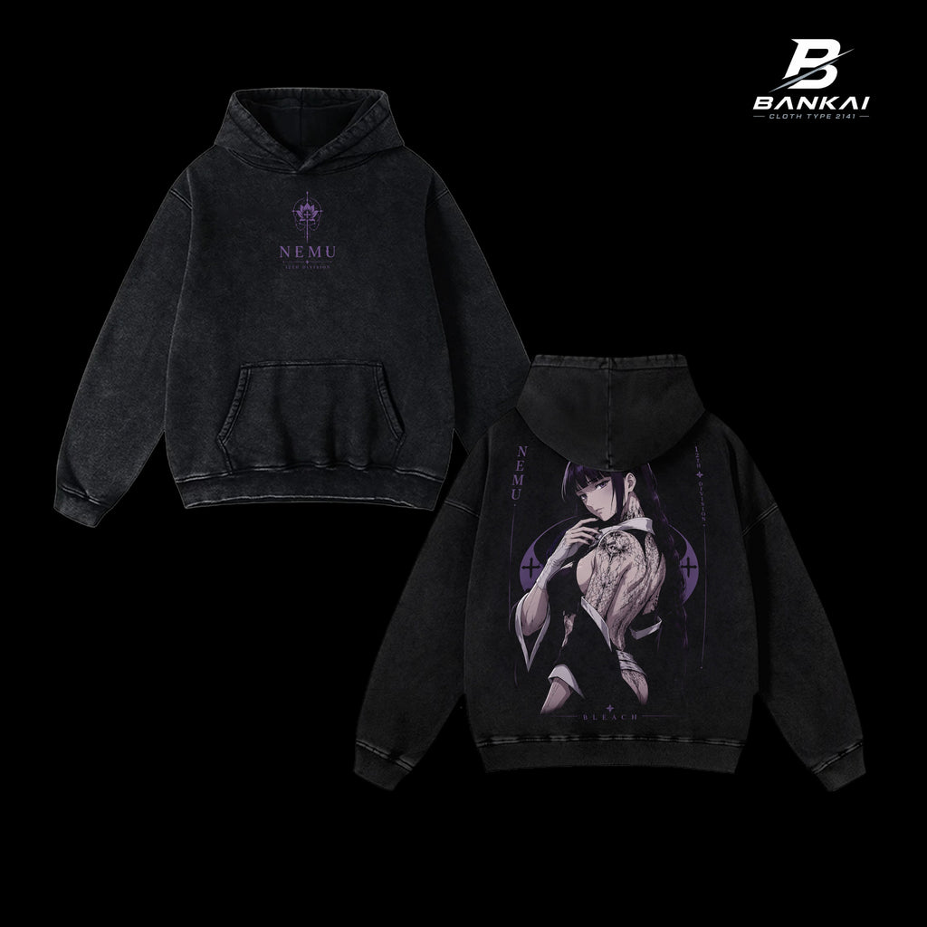 Nemu Kurotsuchi Bleach Anime Vintage Washed Tee
