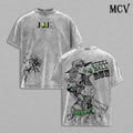 Gyro Zeppeli Golden Spin Steel Ball Run Anime Vintage Washed Tee