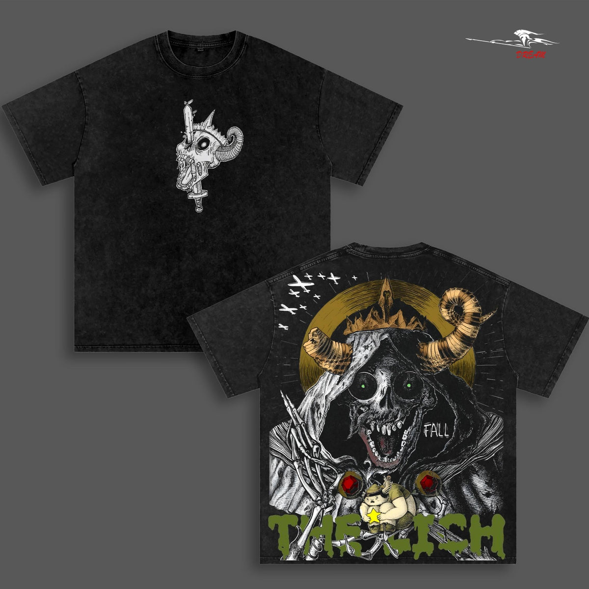 The Lich Adventure Time Vintage Washed Graphic Tee
