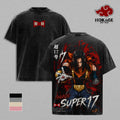Android 17 DBZ Super 17 Anime Vintage Washed Tee