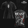 Guts Beast of Darkness Berserk Anime Vintage Washed Tee