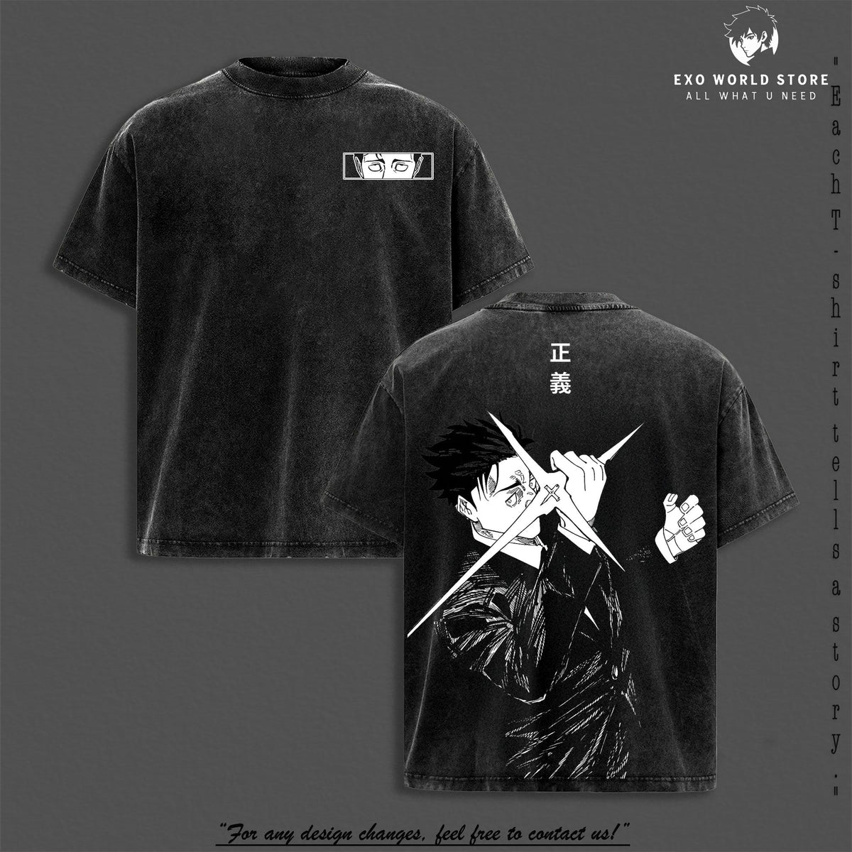 Higuruma Hiromi Jujutsu Kaisen Culling Game Courtroom Sorcerer Vintage Washed Tshirt & Hoodie Anime Streetwear Unisex Perfect Gift for Anime Fans