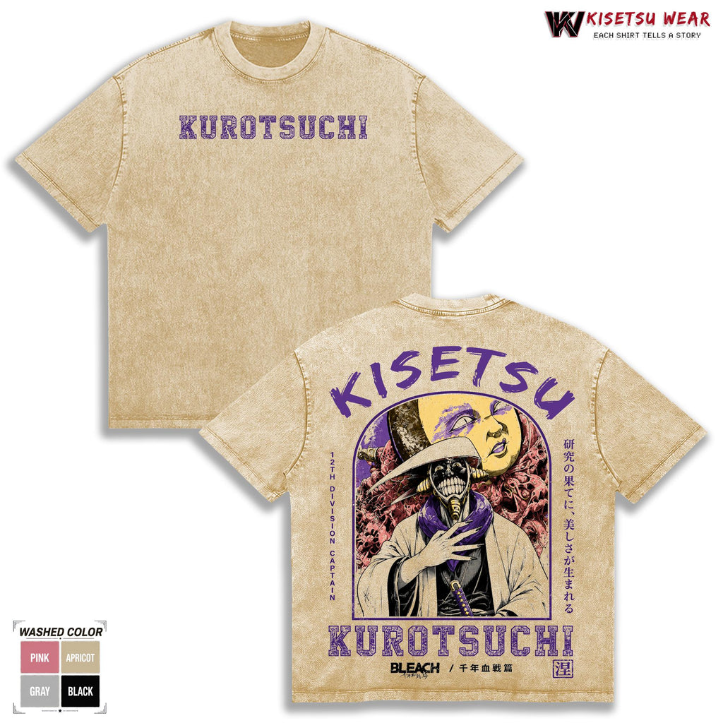Mayuri Kurotsuchi Bleach TYBW Anime Vintage Washed Tee