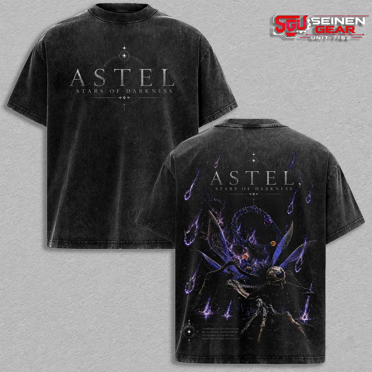 Astel Elden Ring Shadow of the Erdtree Vintage Washed Tee