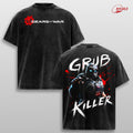 Gears of War Grub Killer Xbox Video Game Graphic Tee Oversized Soft Cotton T Shirt Vintage Washed Gaming Streetwear Menswear Top Gamer Gift