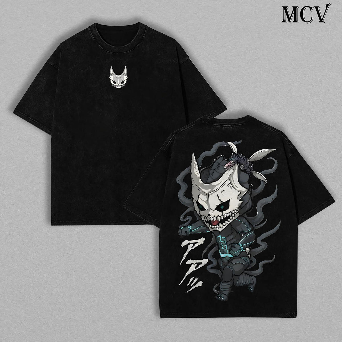 Kaiju No. 8 Chibi Anime Vintage Washed Tee