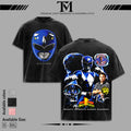 Blue Ranger Mighty Morphin Power Rangers Vintage Washed Tee
