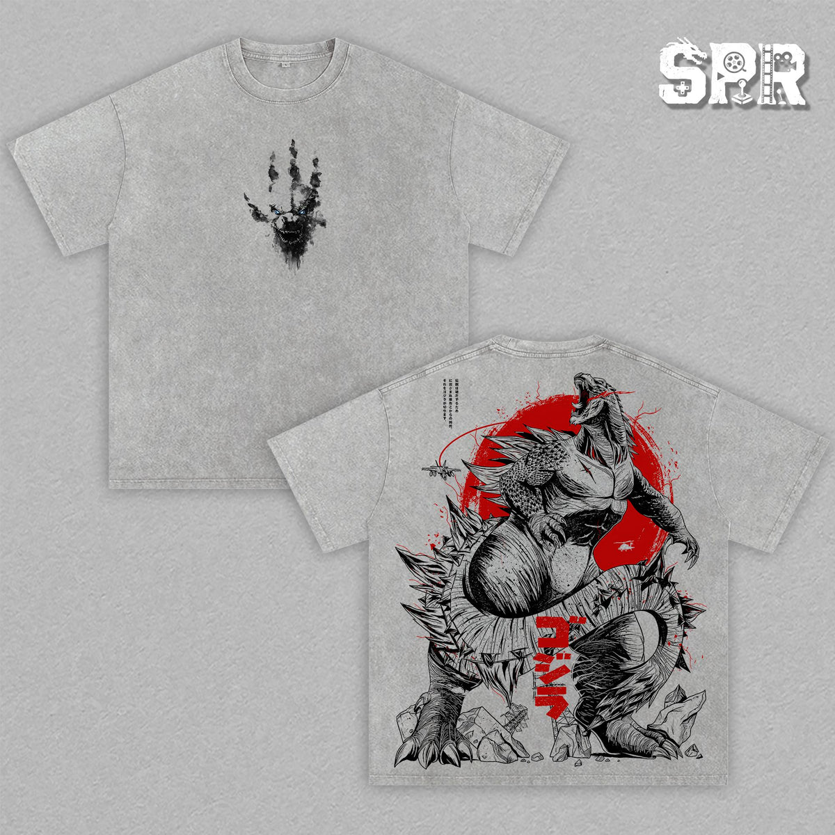 Godzilla King of the Monsters Vintage Washed Tee