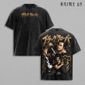 Yami Sukehiro Dark Magic Black Clover Anime Vintage Washed Tee
