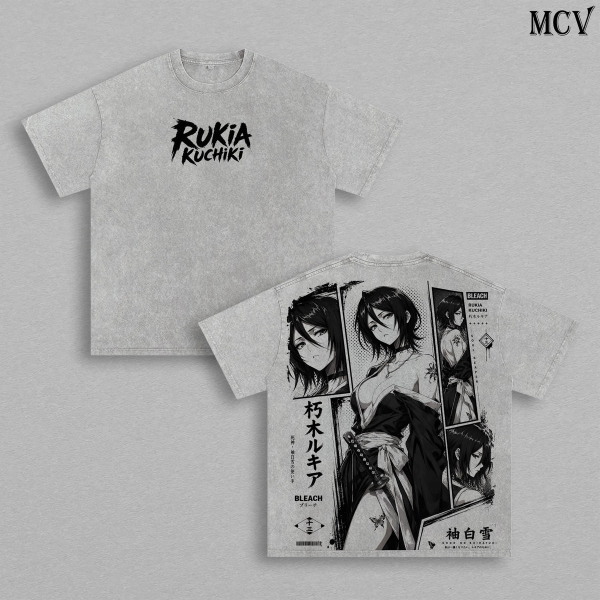 Rukia Kuchiki Bleach Thousand-Year Blood War Anime Vintage Washed Tee