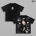 Albedo Overlord Gothic Irezumi Tattoo Anime Vintage Washed Tee