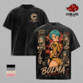 Bulma Capsule Corp DBZ Anime Vintage Washed Tee