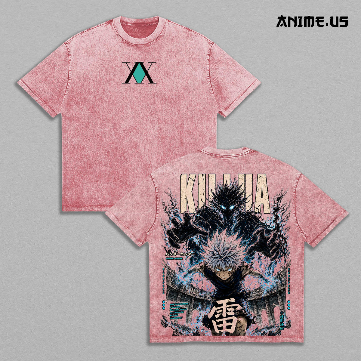 Killua Zoldyck Hunter x Hunter Godspeed Anime Vintage Tee