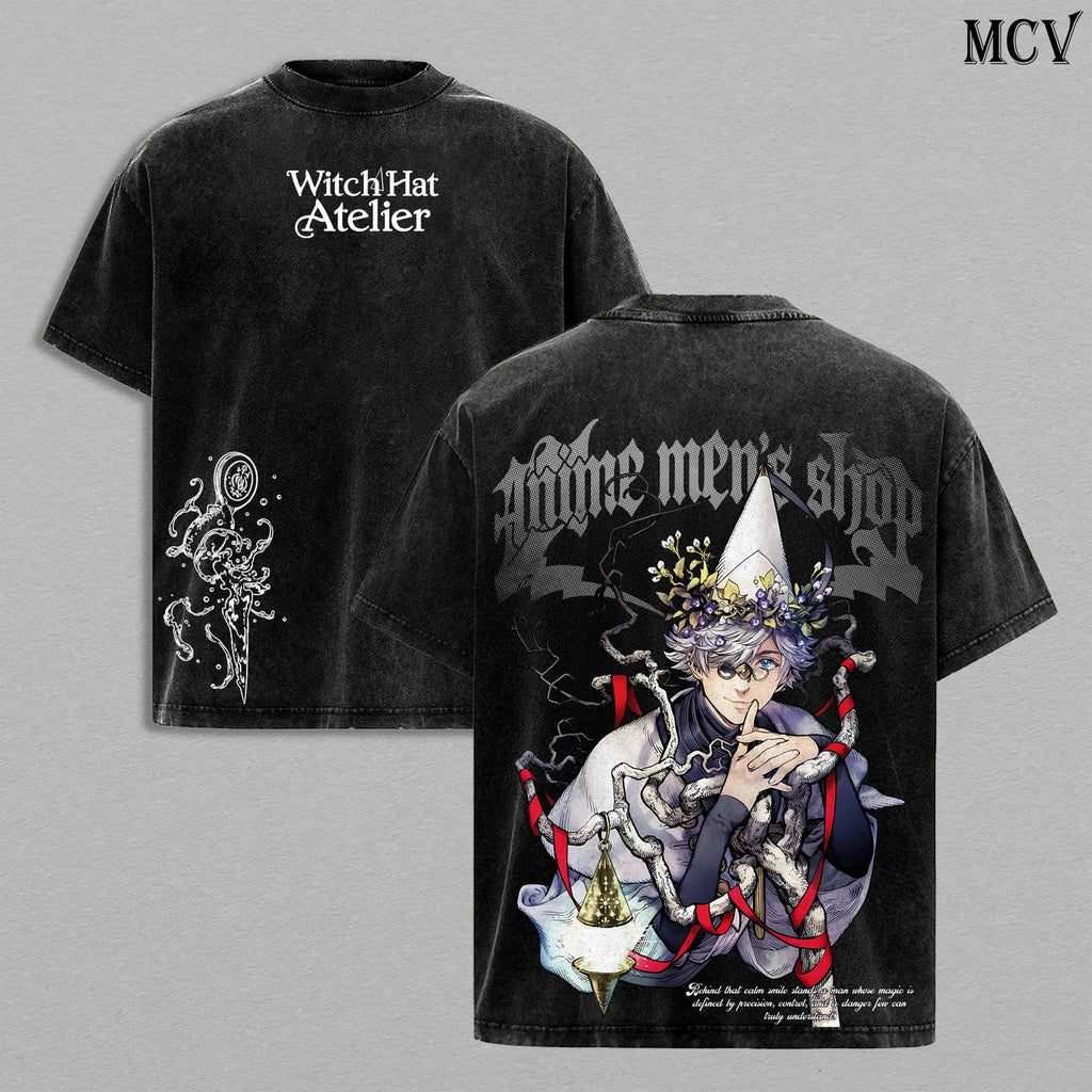 Qifrey Witch Hat Atelier Anime Vintage Washed Tee