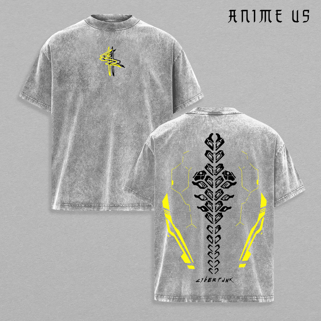 Sandevistan Netrunner Cyberpunk EdgeRunners Anime Vintage Washed Tee