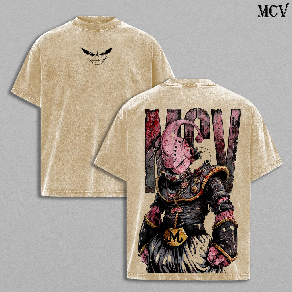 Majin Buu Kid Buu DBZ Anime Vintage Washed Tee