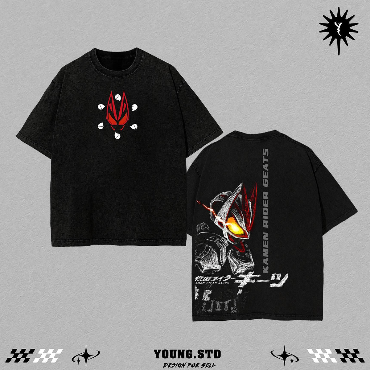 Limited Kamen Rider Tokusatsu Vintage Washed Tee