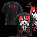 Aki Hayakawa Kon Fox Devil Chainsaw Man Anime Vintage Washed Tee