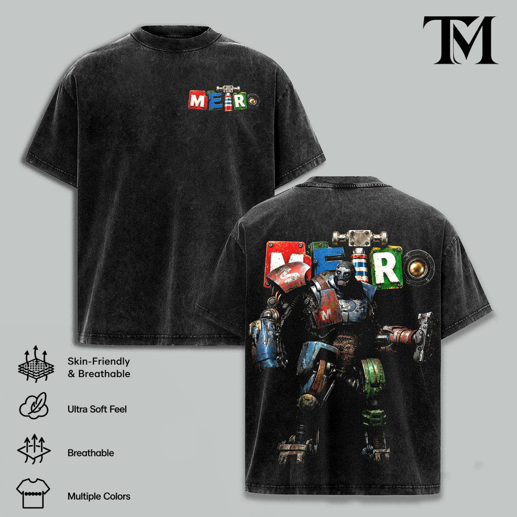 Real Steel Vintage Washed Graphic Tee