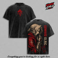 Edward Elric Fullmetal Alchemist Anime Graphic Vintage Washed Tee