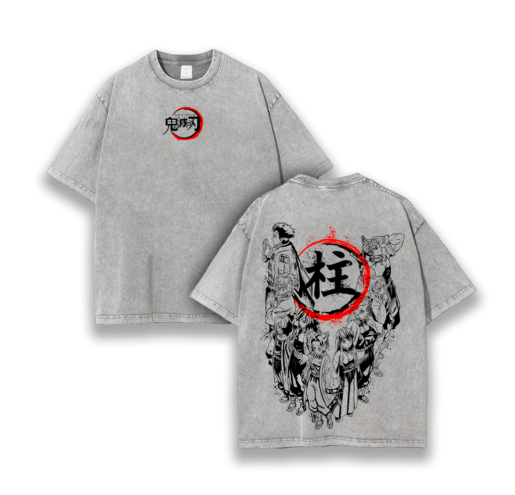 Hashira - Demon Slayer Washed T-Shirt