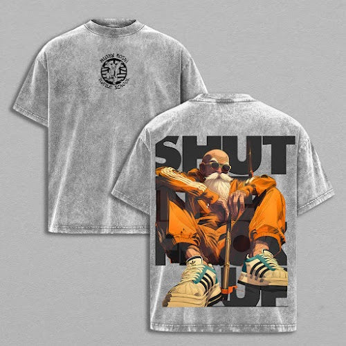 Master Roshi DBZ Anime Vintage Washed Tee