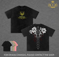 Cyberpunk 2077 Samurai Skull Vintage Washed Tee