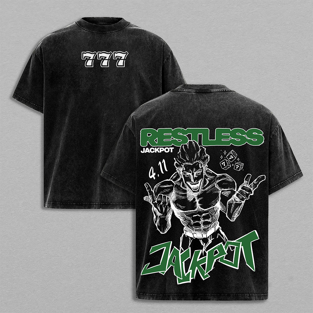 Hakari Kinji Jujutsu Kaisen Anime Vintage Washed Tee
