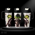 Gyutaro Demon Slayer Upper Moon Six Anime Tumbler 17oz 24oz 30oz