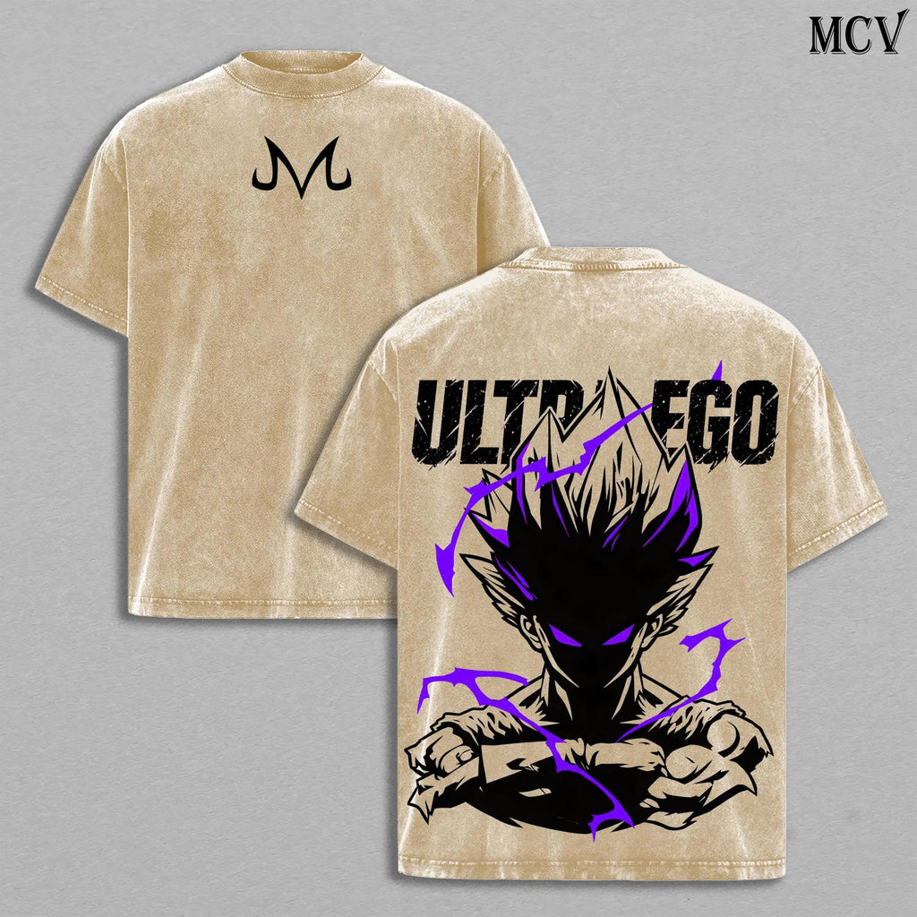 Vegeta Dragon Ball Shirt, Saiyan Prince Anime Tee, Super Saiyan Graphic Vintage Washed T-Shirt
