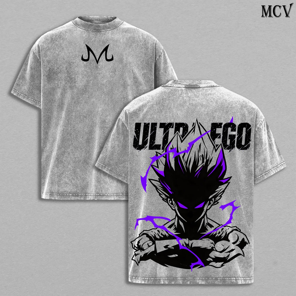 Vegeta Dragon Ball Shirt, Saiyan Prince Anime Tee, Super Saiyan Graphic Vintage Washed T-Shirt