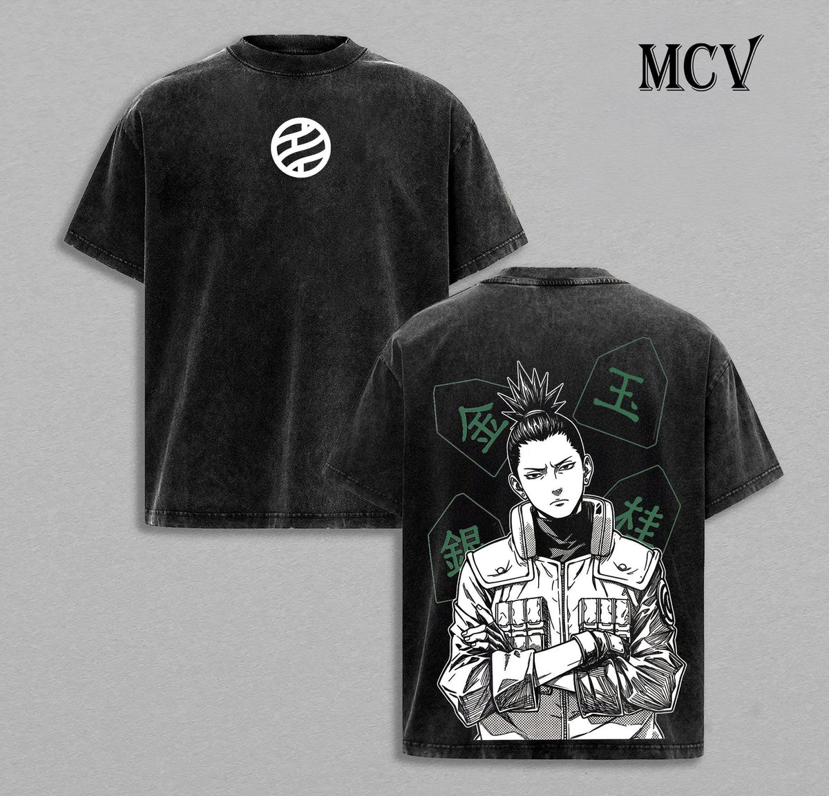 Shikamaru Nara Naruto Shirt, Shadow Possession Anime Tee, Lazy Genius Graphic T-Shirt Vintage Washed