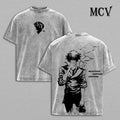 Cowboy Bebop T-Shirt, Space Cowboy Anime Tee, Retro Noir Vintage Washed Graphic Tee