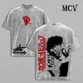 Bebop Spaceship Shirt, Space Crew Graphic Tee, Sci Fi Retro Vintage Washed Streetwear Tee